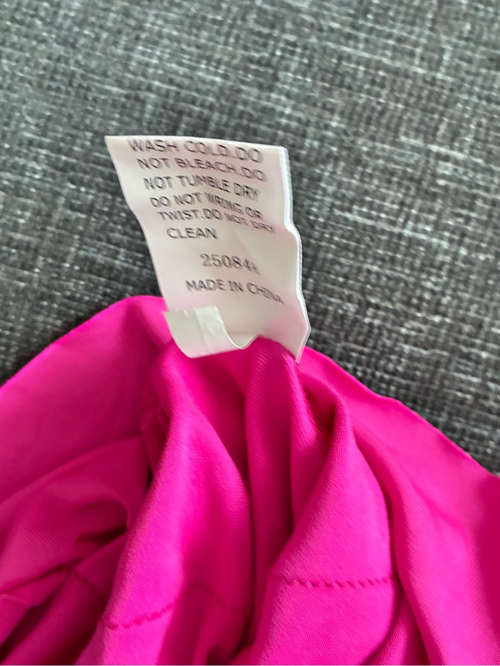Hot Pink Halter Cascade Ruffle Fringe Mini Dress Corset Bust (Size L) - Picture 6 of 6